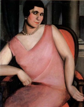 マダム・ザネトスの肖像画 1924年 現代タマラ・デ・レンピッカ Oil Paintings